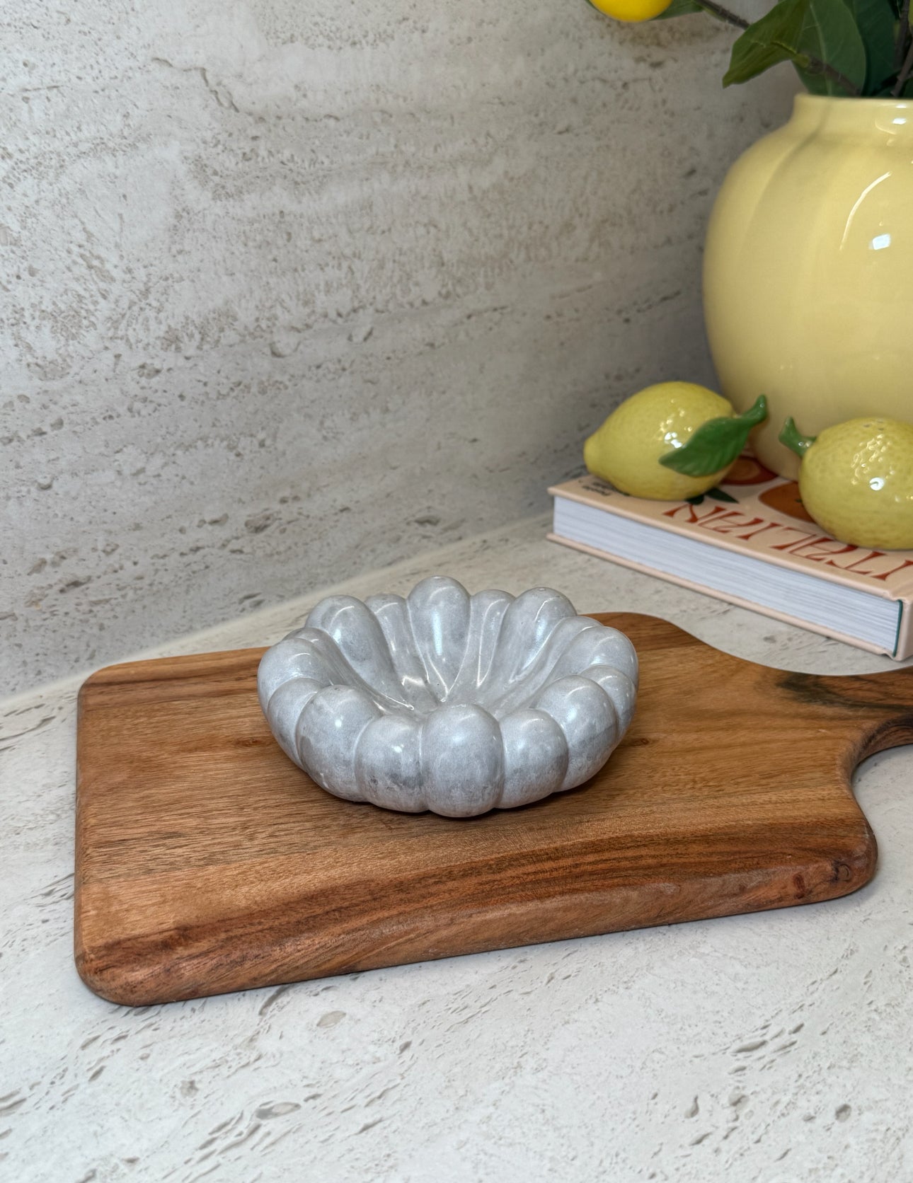 Dekorativ skål grå