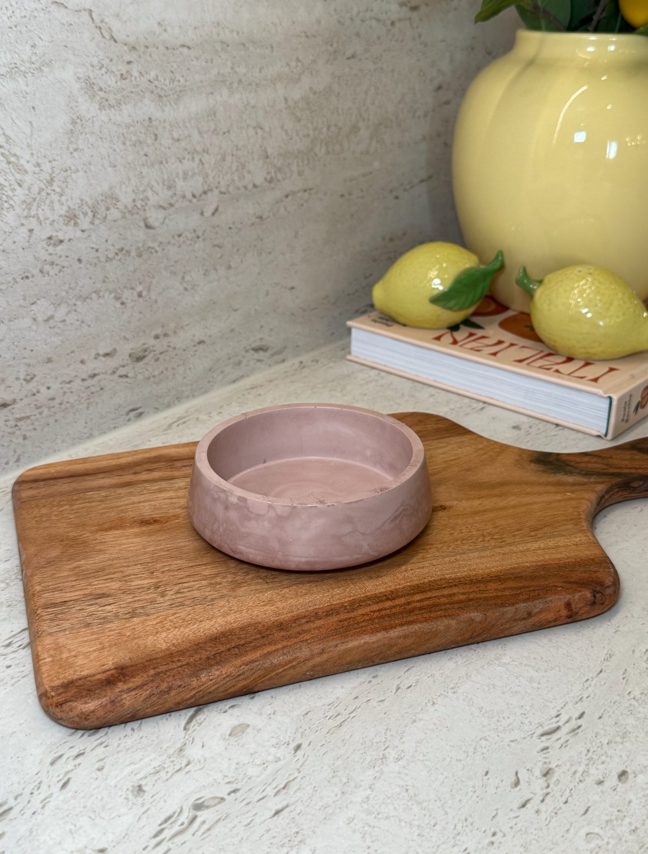 Förvaringsskål brun/rosa