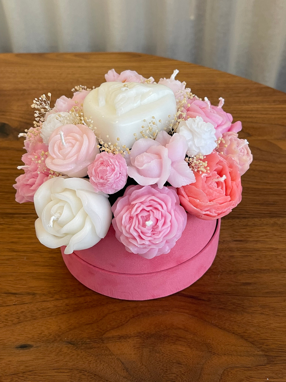 Romantisk ljusbukett