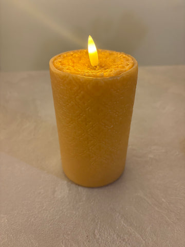 Ett varmt och levande ljus utan låga