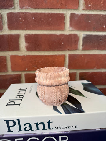 Kruka i stickad look