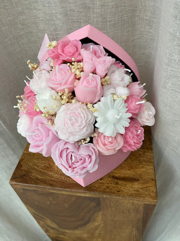 Alla hjärtans dag bukett rosa mellan