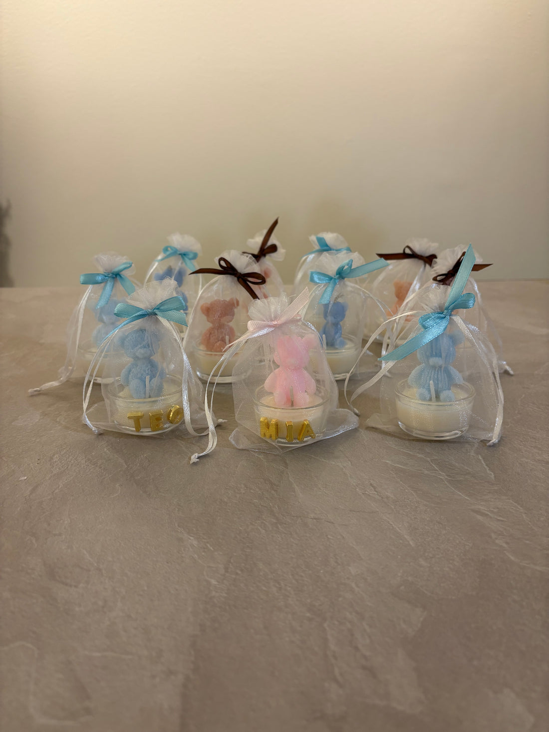 Litet dopljus- Handgjort gåva