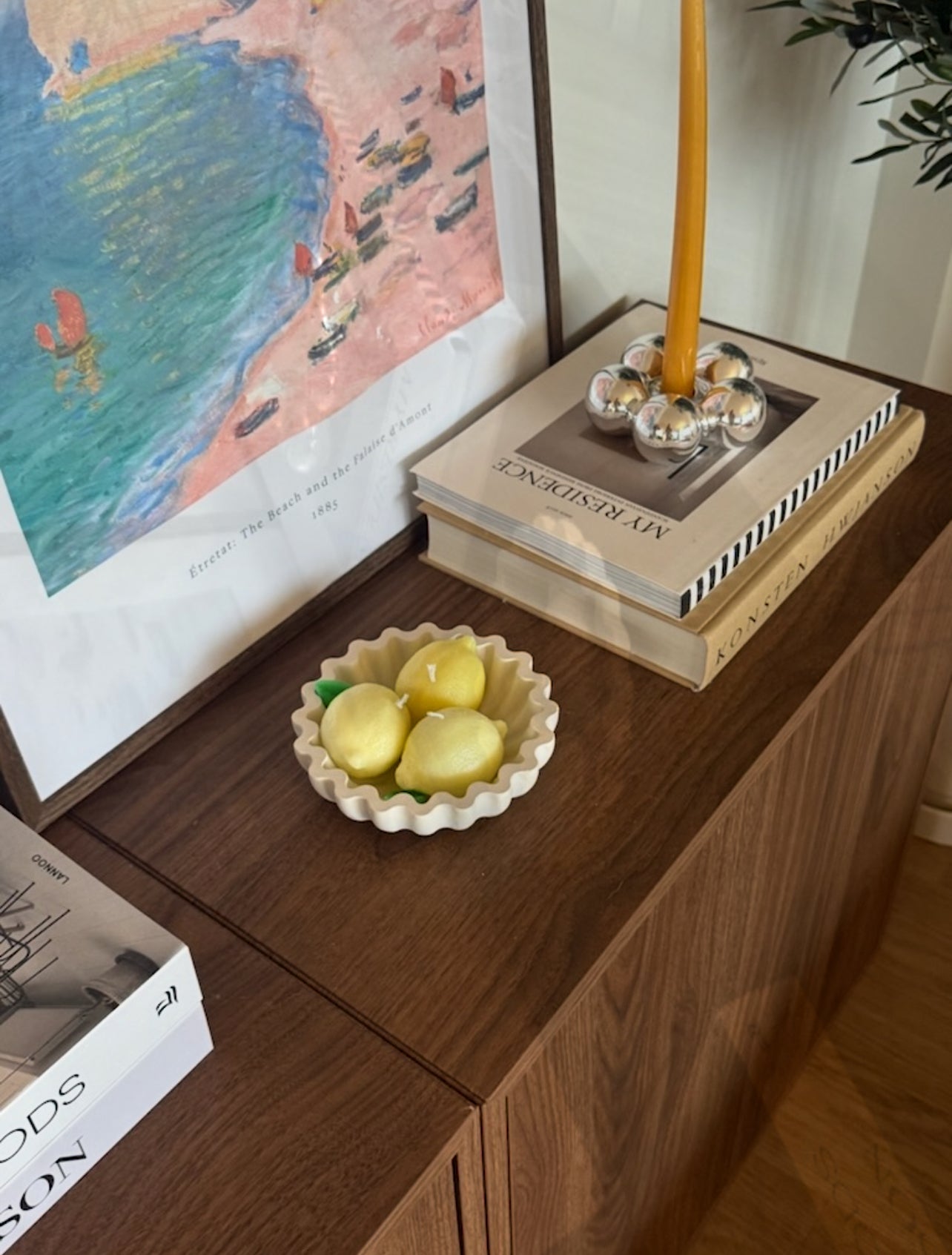 Citronljus i Dekorskål