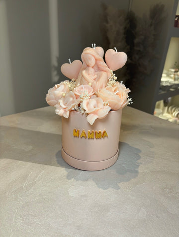 Mamma bukett rosa