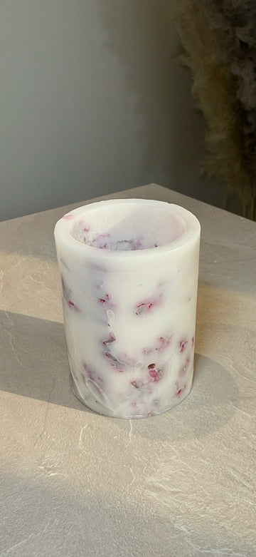 Ljusbehållare i vax